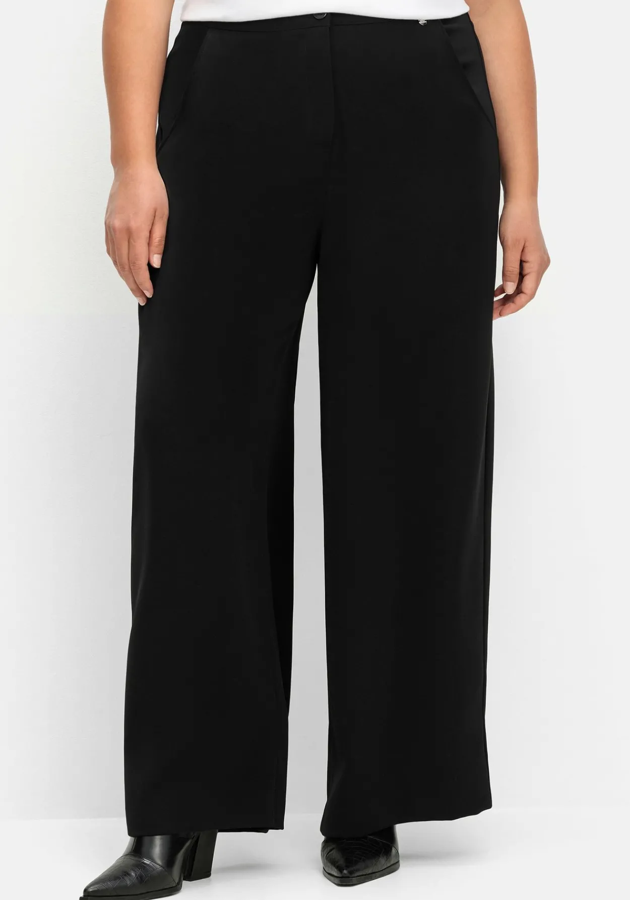 Weite High-Waist-Hose im Curvy-Schnitt ELLA<sheego Best
