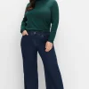 Weite High-Waist-Jeans im Curvy-Schnitt ELLA<sheego Outlet