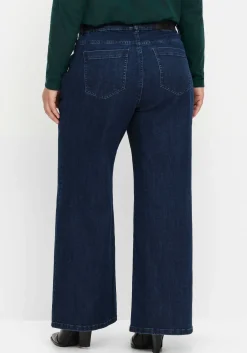 Weite High-Waist-Jeans im Curvy-Schnitt ELLA<sheego Outlet