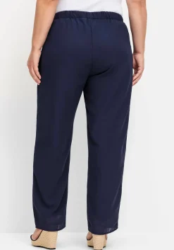 Weite Hose mit elastischem Bund und Innenfutter<sheego Sale