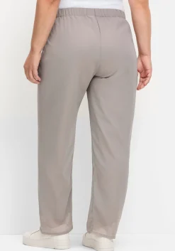 Weite Hose mit elastischem Bund und Innenfutter<sheego Fashion