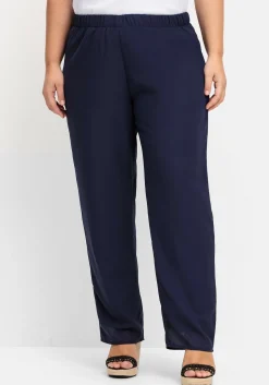 Weite Hose mit elastischem Bund und Innenfutter<sheego Sale