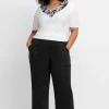 Weite 7/8-Hose mit Gummizugbund<sheego Outlet