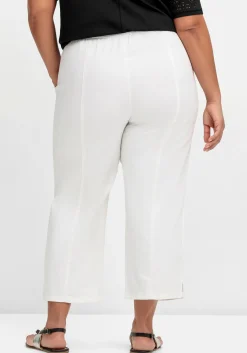 Weite 7/8-Hose mit Gummizugbund<sheego Fashion