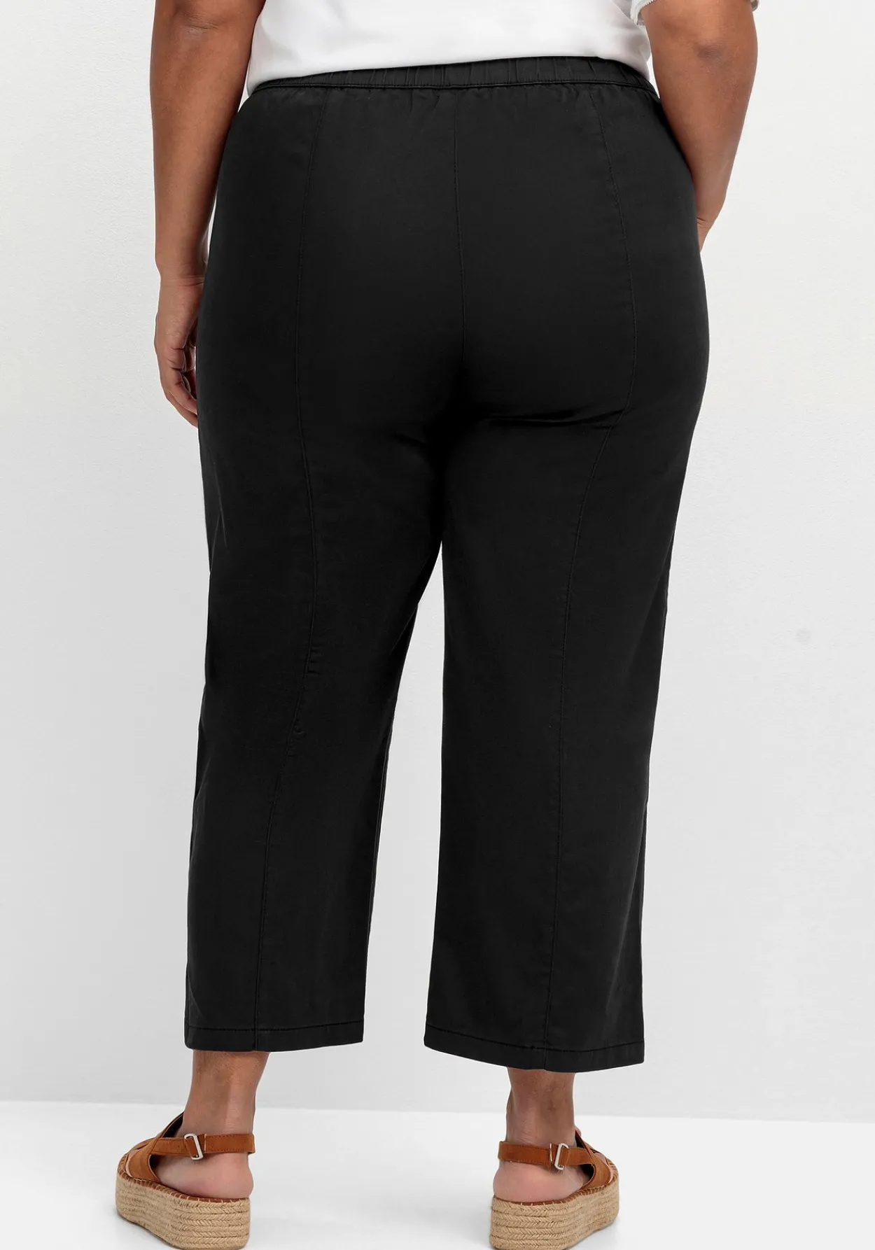 Weite 7/8-Hose mit Gummizugbund<sheego Outlet