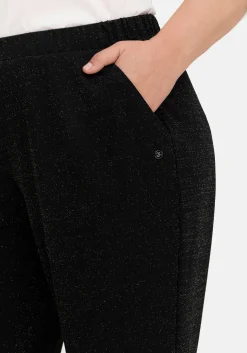 Weite Hose mit Schlupfbund, aus Effektgarn<sheego New