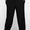 Weite Hose mit Smokbund, aus Viskose<sheego Discount