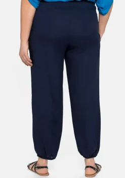 Weite Hose mit Smokbund, aus Viskose<sheego Online