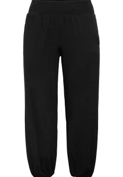 Weite Hose mit Smokbund, aus Viskose<sheego Discount