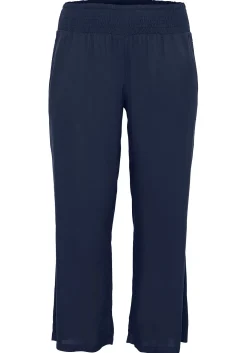 Weite Hose mit Smokbund und Taschen<sheego Sale