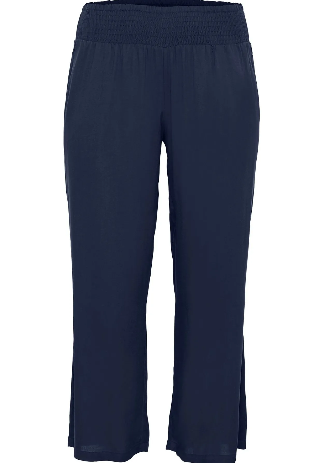 Weite Hose mit Smokbund und Taschen<sheego Sale
