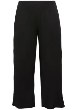 Weite Hose mit Smokbund und Taschen<sheego Fashion