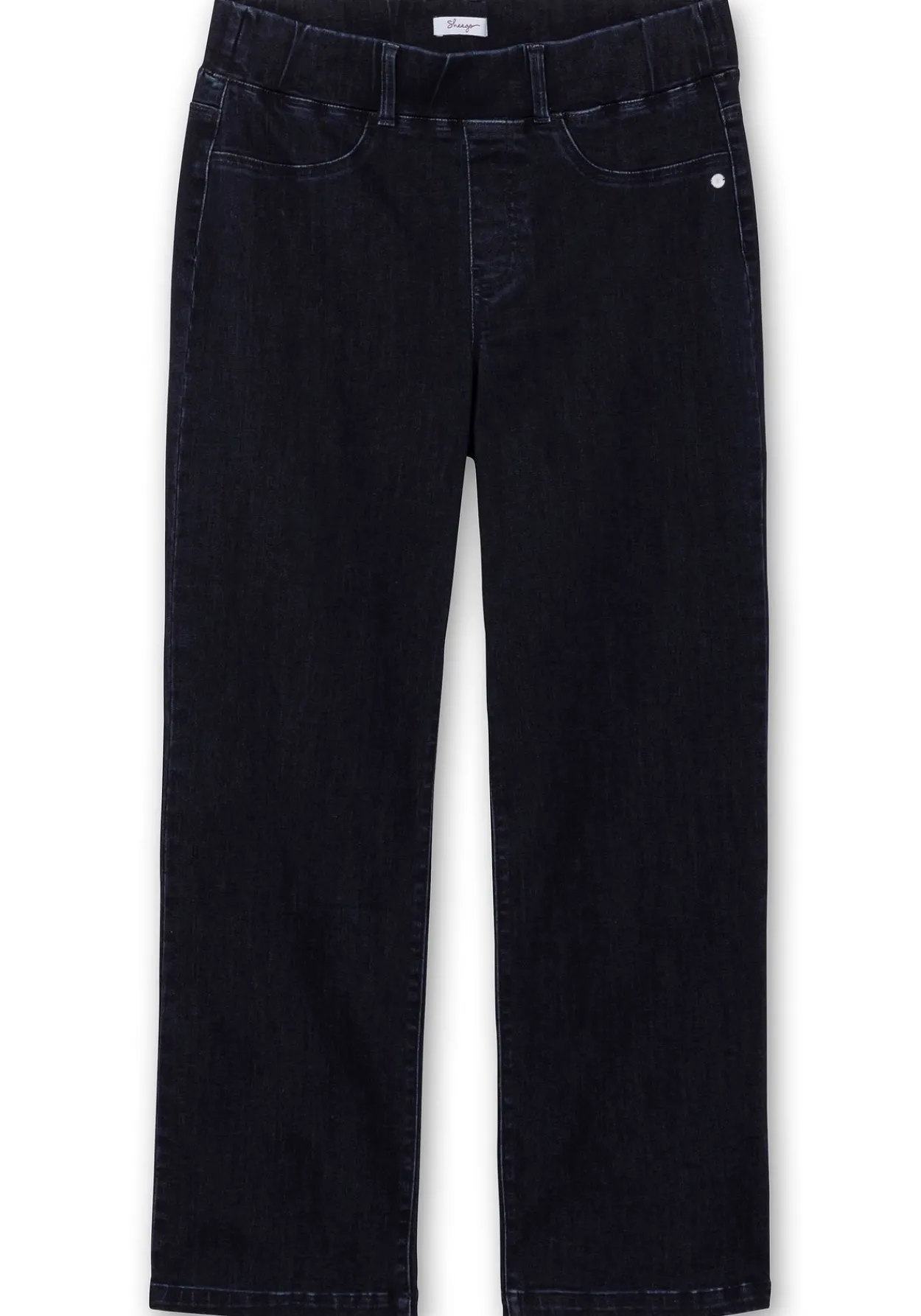 Weite Jeans mit Schlupfbund im Curvy-Schnitt ELLA<sheego Hot