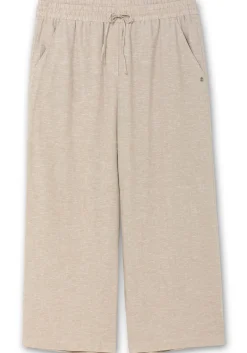 Weite Schlupfhose mit Bindeband, im Leinenmix<sheego Outlet