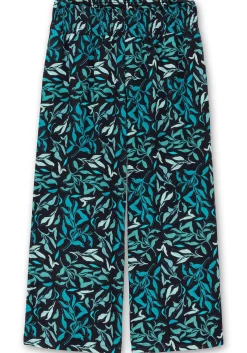 Weite Schlupfhose mit Smokbund und Blätterprint<sheego Hot