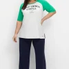Weite Sporthose mit Teilungsnaht vorn<sheego Best