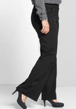 Weite Stretchhose mit Bügelfalte<sheego Best