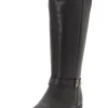 Weitschaftstiefel aus Leder mit Zierband<sheego Sale