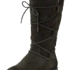 Weitschaftstiefel aus Leder mit Schnürung<sheego Best