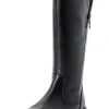 Weitschaftstiefel aus Leder mit Zierreißverschluss<sheego Clearance