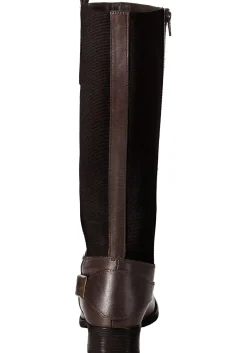 Weitschaftstiefel aus Leder mit Zierschnalle<sheego Clearance