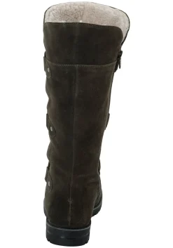Weitschaftstiefel aus Leder mit Schnürung<sheego Best