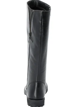 Weitschaftstiefel aus Leder mit Zierreißverschluss<sheego Clearance