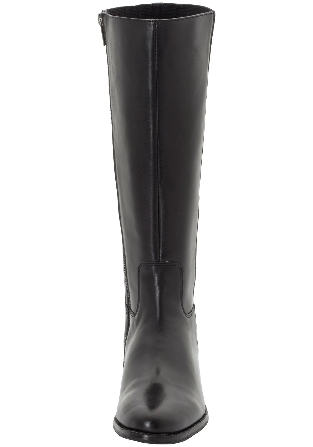 Weitschaftstiefel aus Leder mit Schnürung<sheego Sale