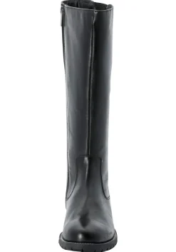 Weitschaftstiefel aus Leder mit Zierreißverschluss<sheego Clearance