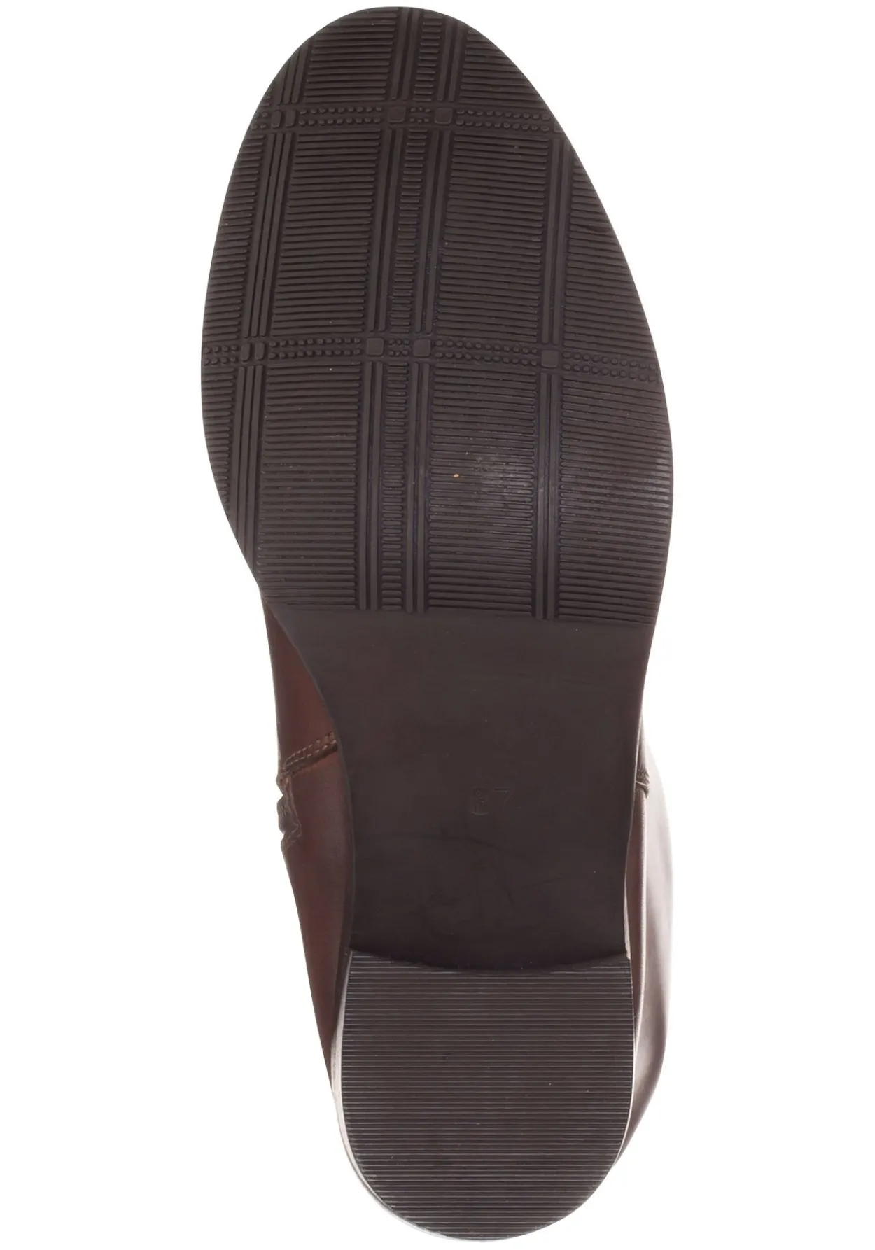 Weitschaftstiefel aus Leder mit Stretch-Einsatz<sheego Fashion