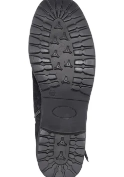 Weitschaftstiefel aus Leder mit Schnallenbändern<sheego New