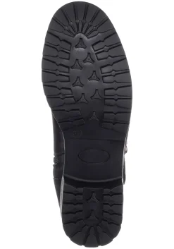 Weitschaftstiefel aus Leder mit Zierband<sheego Online