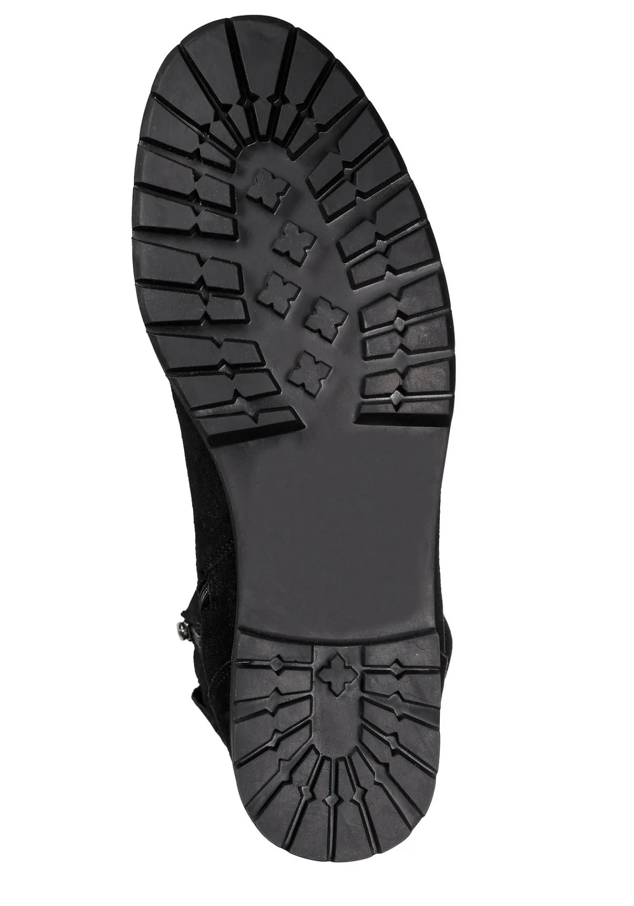 Weitschaftstiefel aus Leder, mit Zierreißverschluss<sheego Clearance
