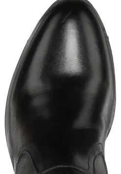 Weitschaftstiefel aus Leder mit drei Zierschnallen<sheego Hot