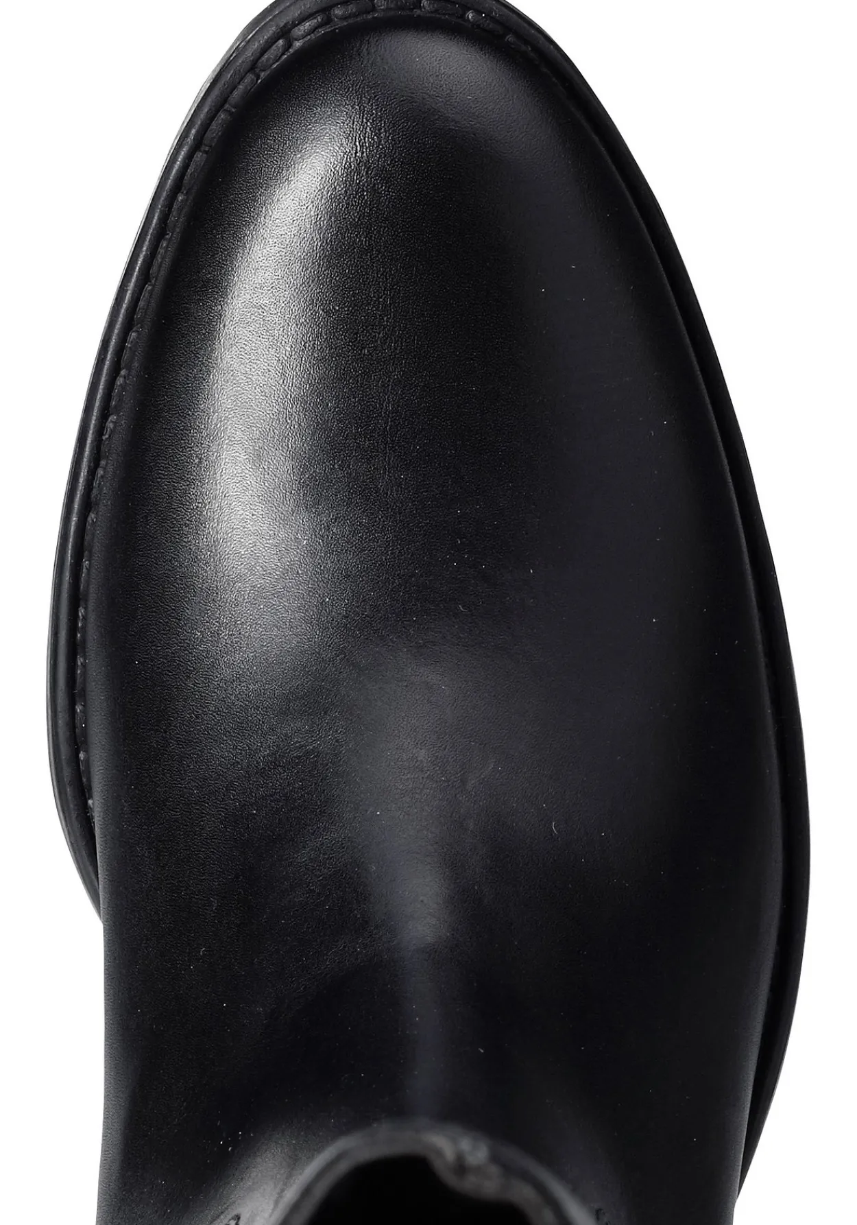 Weitschaftstiefel aus Leder mit Zierschnalle<sheego New