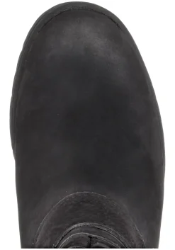 Weitschaftstiefel aus Leder mit Zierband<sheego Online