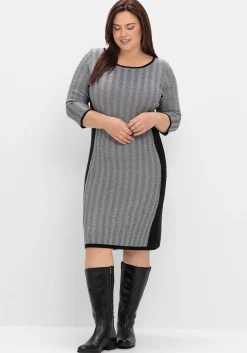 Weitschaftstiefel aus Leder mit Schnürung<sheego Sale