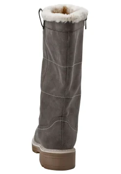 Weitschaftstiefel in Veloursleder-Optik<sheego Best