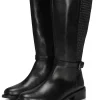 Weitschaftstiefel mit Zierschnalle, im Materialmix<sheego Outlet