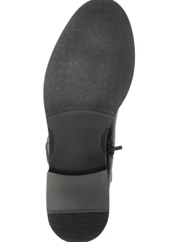 Weitschaftstiefel mit Zierschnalle, im Materialmix<sheego Outlet