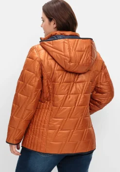 Wendesteppjacke mit Kapuze und Stehkragen<sheego New