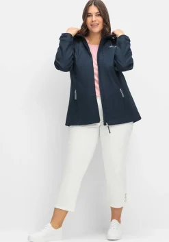 Wind- und wasserabweisende Softshelljacke<sheego x Collection L. Online