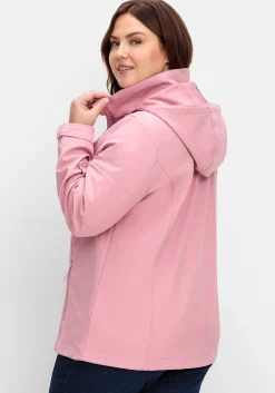 Wind- und wasserabweisende Softshelljacke<sheego x Collection L. New