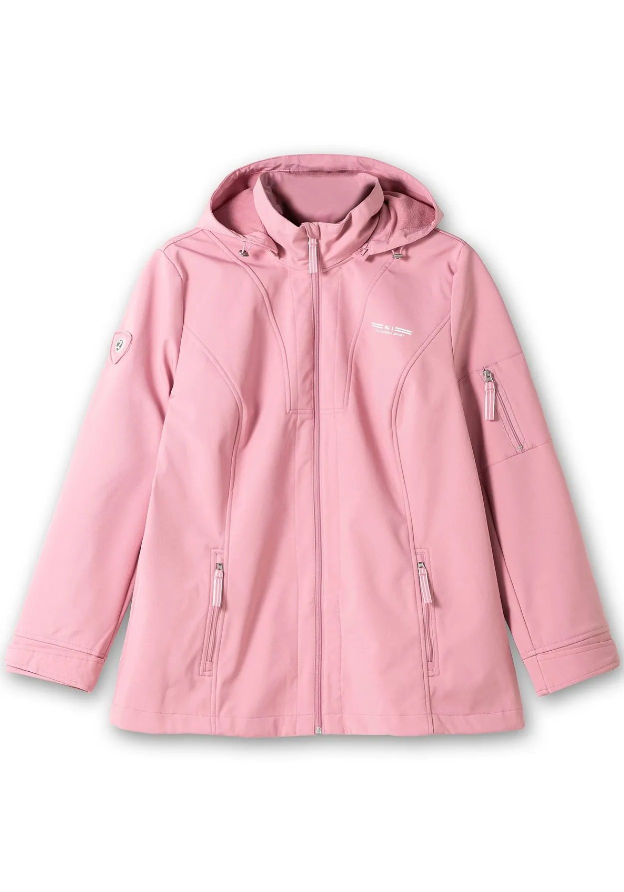 Wind- und wasserabweisende Softshelljacke<sheego x Collection L. New