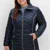 Winterjacke im Steppmix, mit feinem Schimmer<sheego Online